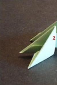 Оригами ёлка из модулей Елка из оригами своими руками страна мастеров